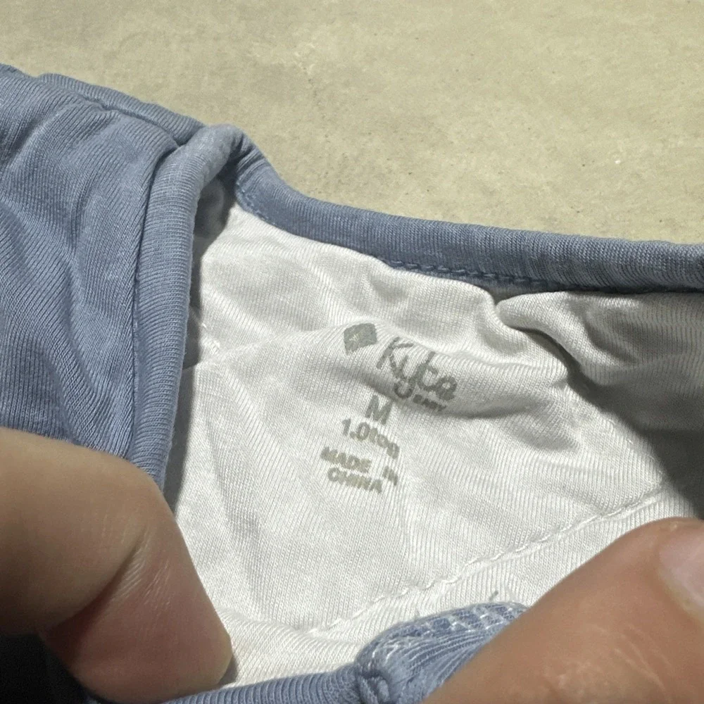 Kyte Baby Sleep Sack Slate Blue Size Medium 1.0 Tog Super Soft